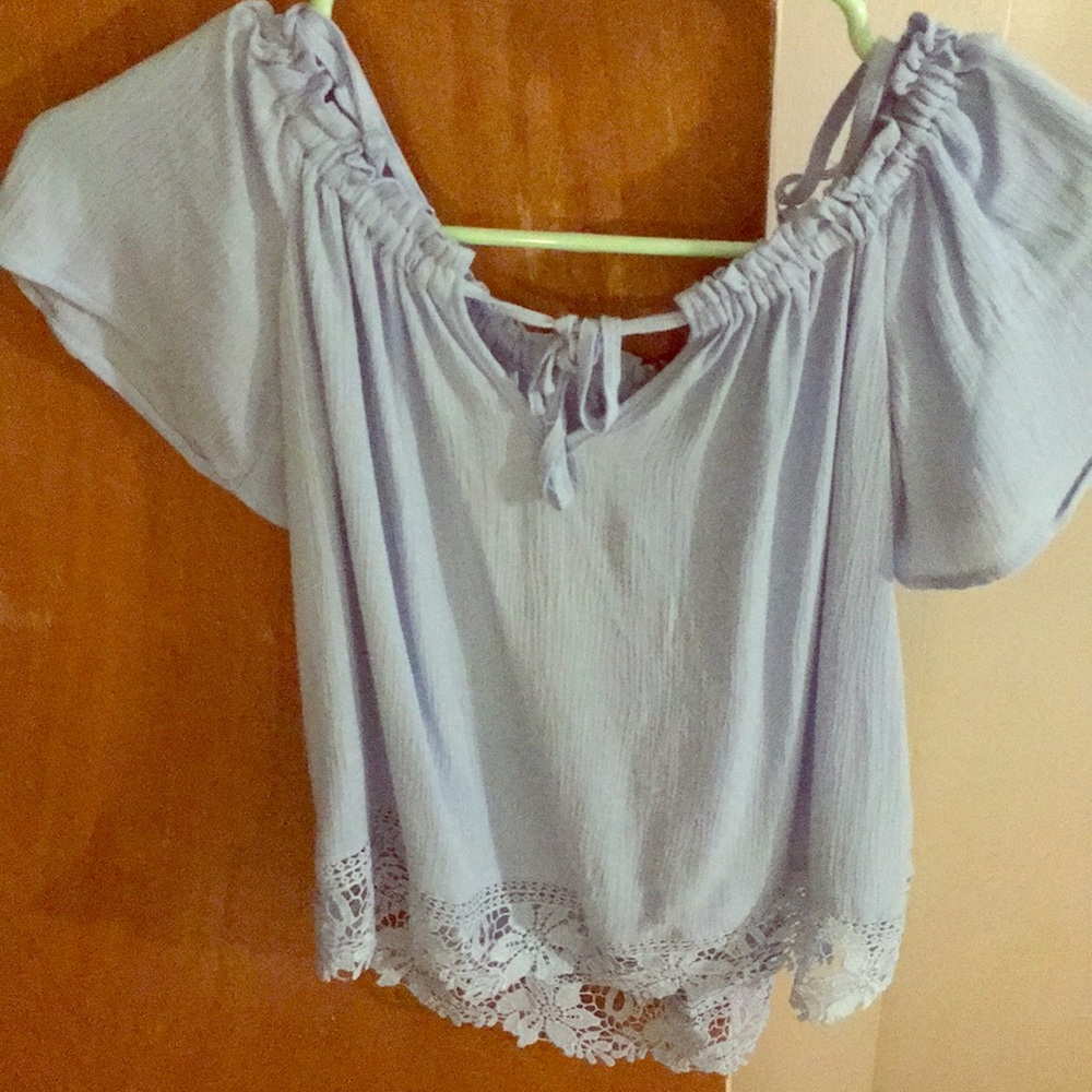 BRAND NEW H&M off the shoulder shirt